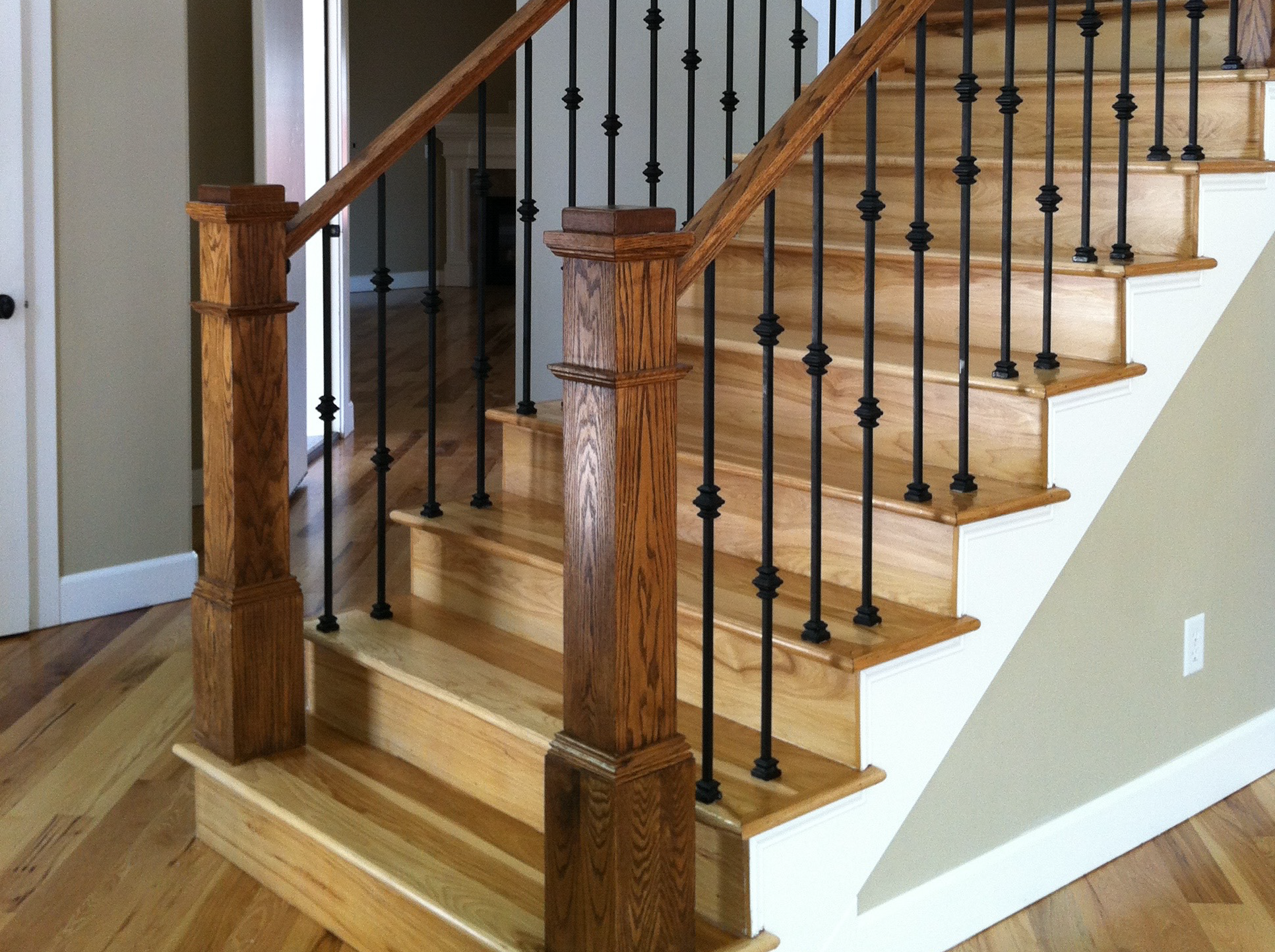 hardwood stairs floor flooring wood floors stairway care vancouver happy before